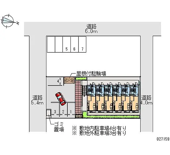 静岡市清水区北脇新田 月極駐車場